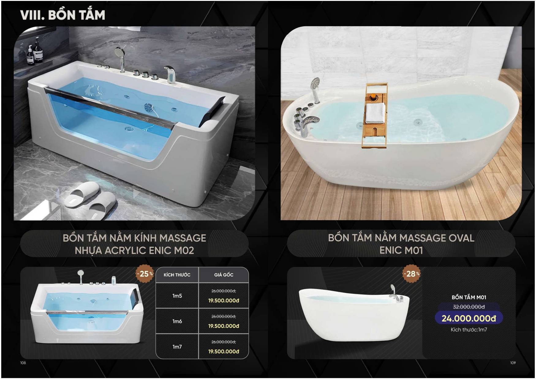 Bảng giá và Catalogue Thiết bị vệ sinh thông minh ENIC /Page 54